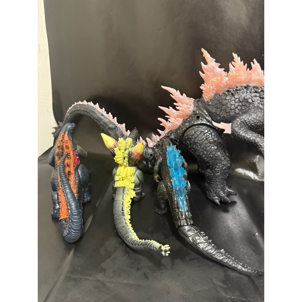 Godzilla Monster Figures Lot King Ghidorah Mechagodzilla Godzilla Toys SEE DESCR
